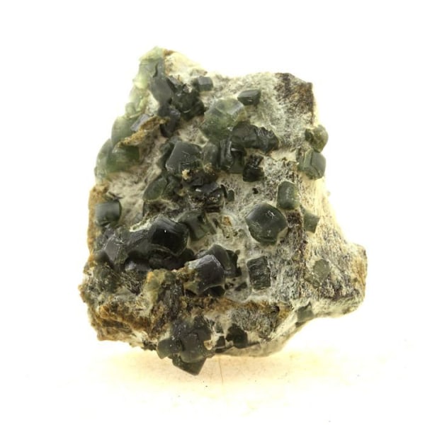"Sten og Mineraler - ABIJOUX - Prehnit - 133,0 ct - Grøn - Krystal - Ægte"