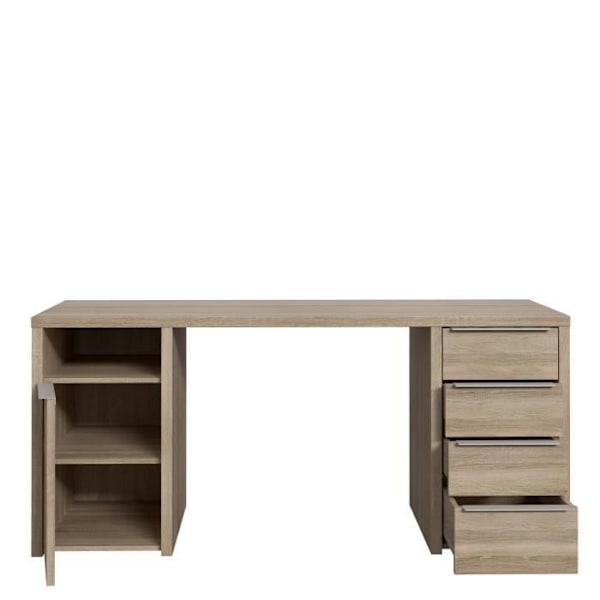 CALPE Sonoma tammipöytä - L 160 cm Sonoma ekdekor