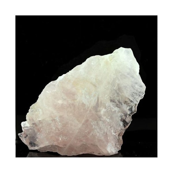 Sten og mineraler. Rosenkvarts. 679,55 øre. Udaipur Division, Rajasthan, Indien. Rosa
