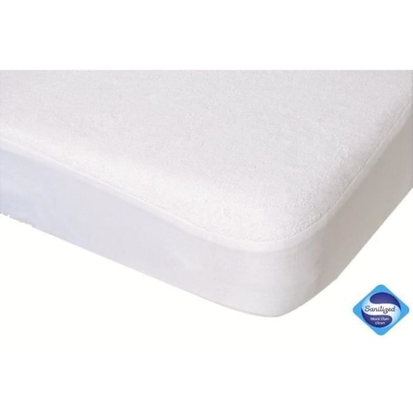 DOMIVA Istuva lakana + tavallinen patjasuoja - 100 % puuvillaa - Öko-Tex® - Valkoinen/Ankka - 60 x 120 cm