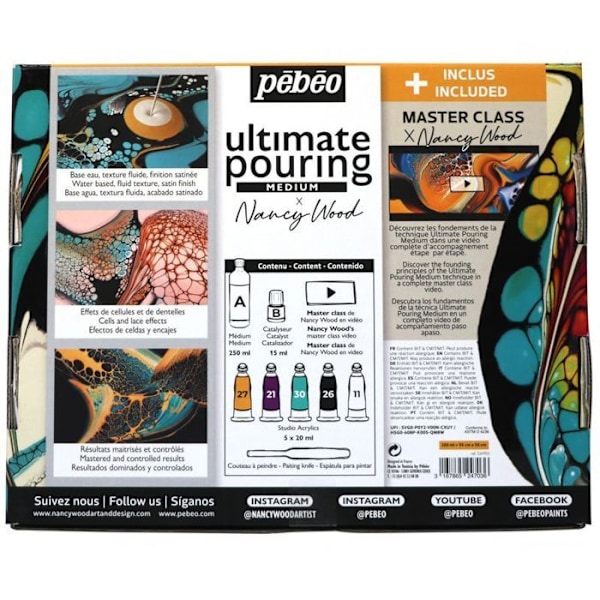 Mould medium - Ultimate - Discovery set - 250 mL - Satin finish - Complete kit Flerfärgad
