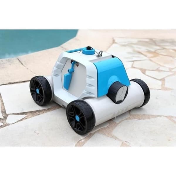 Pool robot - Bestway - Thetys - Autonom - rengöring av plan botten - 20m² max Vit