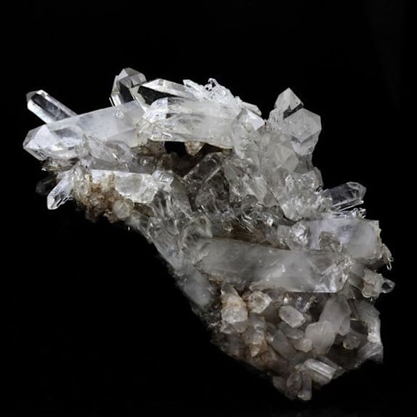 Sten og mineraler. Kvarts. 226,0 øre. Vizille, Isère, Frankrig..