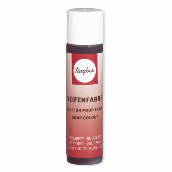Sæbefarve - Brandrød - 10 ml Röd