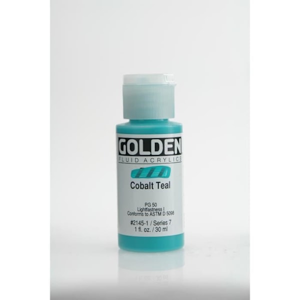 Acrylicmaleri FLUIDS Golden 30 ml Blå Lagun (Kobolt) S7