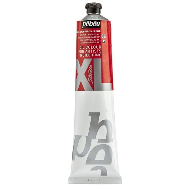 Olie maling - Pébéo - Studio XL - Lys Cadmium Imitation - 200 ml - Hurtig tørring Röd Cadmium Ljus Imitation