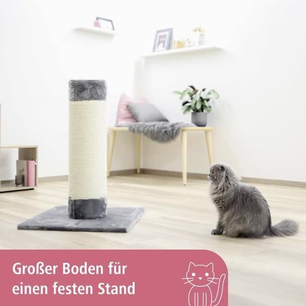 KERBL - Kradsetræ stump Opal Ultra 80 cm Grå Grå og beige