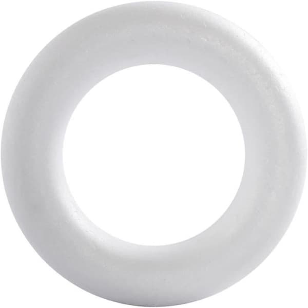 Polystyrenering - Hvid - 21,5 cm - 1 stk.