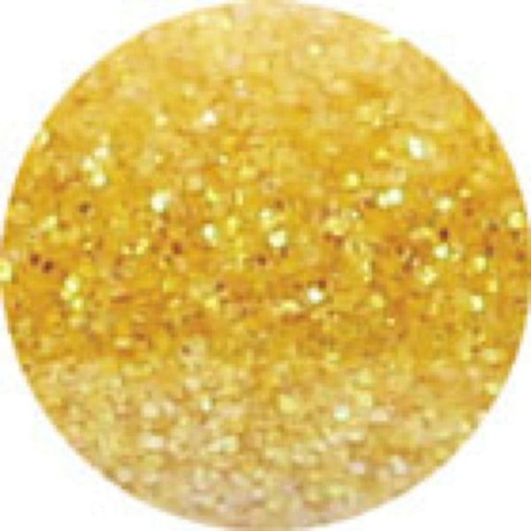 Biologiskt nedbrytbart glitterpulver 2,7 g - guld gyllene