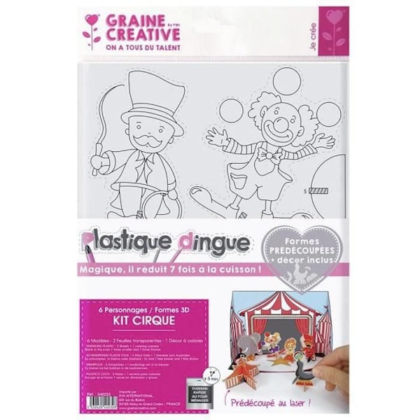 Plastic mad kit - teater i 3D - cirkus Flerfärgad