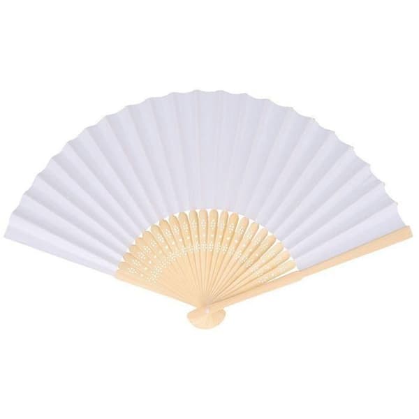 2 papirvifter til at dekorere 21 cm Beige