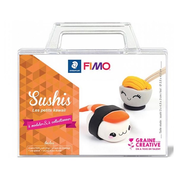 Coffret i polymerler til kawai sushi Vit