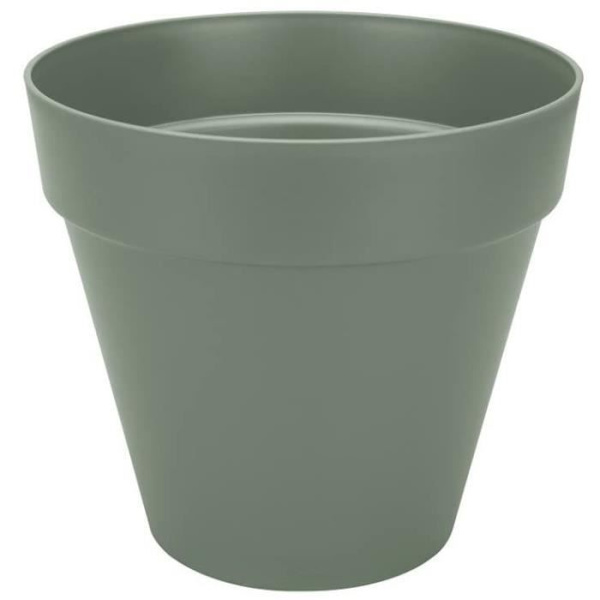 Planteur Rectangle VIBIA - Plast - Reservoir - Ø50 - grøn Grön