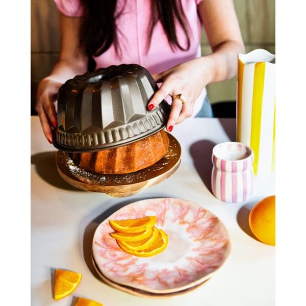 Kougloffform - PYREX - 1452019 - I metal - Non-stick - 22 cm chokolade