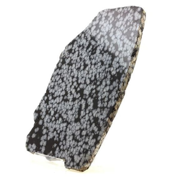 Stenar och Mineraler - ABIJOUX - Snöflingeobsidian - 1125.5 ct - Svart - Blandad
