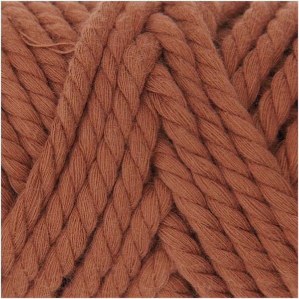 Kugle af bomuldsreb 25 m - Rust Orange