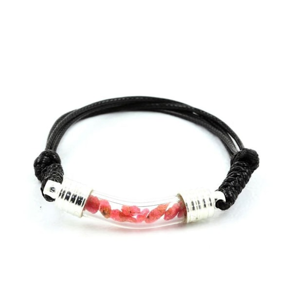Sten og mineraler. Rå Spinel armbånd. Sort farve. Svart