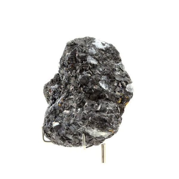 Sten og mineraler. Argentiferous Galena + Chalcopyrit. 1864,40 ct. Oulles, Isère, Frankrig.