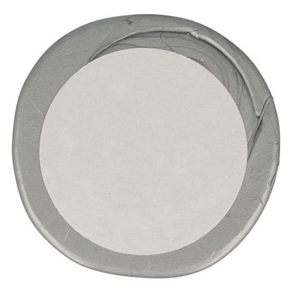 5 silverstickade vaxtätningar Merci 30 mm Silver