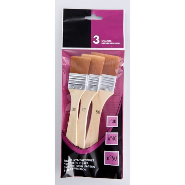CAMPUS Sæt 3 Spalters syntetiske fibre Naturlig