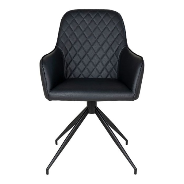 House Nordic Ava Swivel Matstol Svart Svart