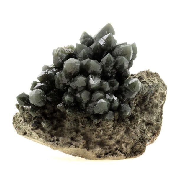 Sten og mineraler. Kvarts Prase. 1450,5 øre. Huanggang Fe-Sn-depot, Indre Mongoliet, Kina.