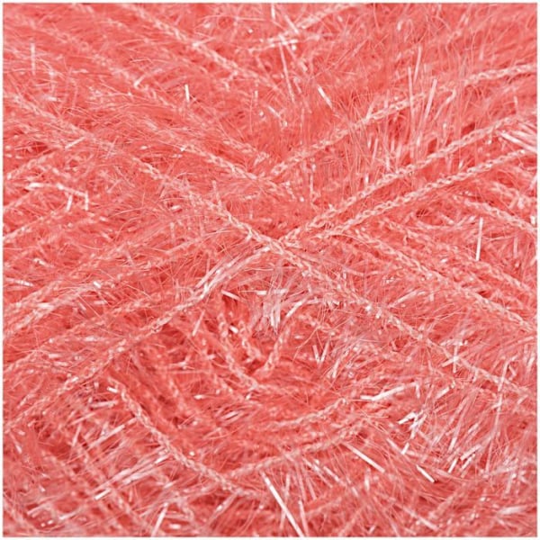 CREATIVE BUBBLE ball - Rico Design - Iriserende hvid - 100% polyester - 50 g - Krog nr Iriserande vit