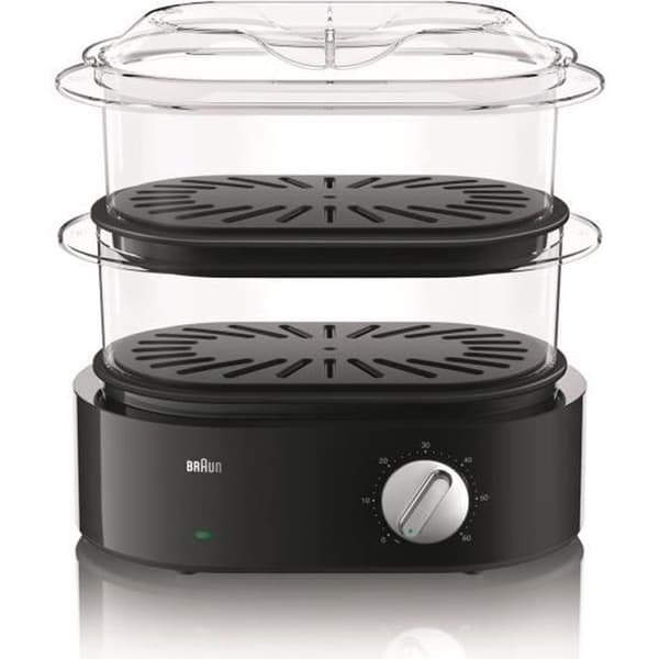 Dampkoger - BRAUN - Identity FS 5100 - 850W - Turbo Damp - Timer Svart