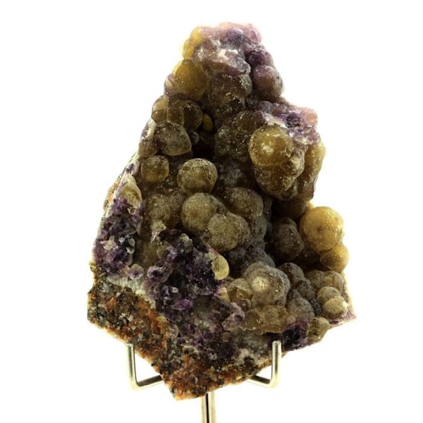 Sten og mineraler. Fluorit. 278,0 øre. Buxières-les-Mines, Allier, Frankrig.