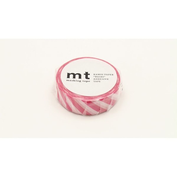 Raidallinen maalarinteippi - Fuksia - 1,5 cm x 7 m Fuchsia