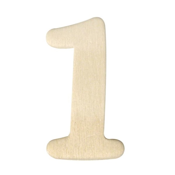 Trætal 1 Højde 4 cm
