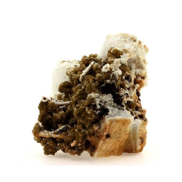 Analcime + Siderite 2245,0 karat Flerfärgad