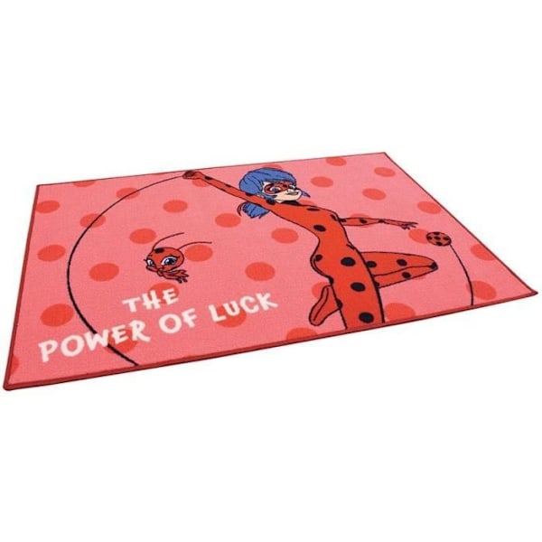 Tæppe - FUN HOUSE - Ladibug Miraculous - 120 x 80 cm - Flerfarvet - Overflade vaskbar FLERFÄRG