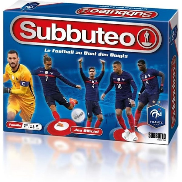 MEGABLEU Officiellt Spel Subbuteo Franska FFF Team Flerfärgad
