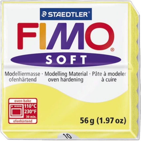 STAEDTLER Fimo Soft Block Bakning Modelleringsdeg 56g Lime