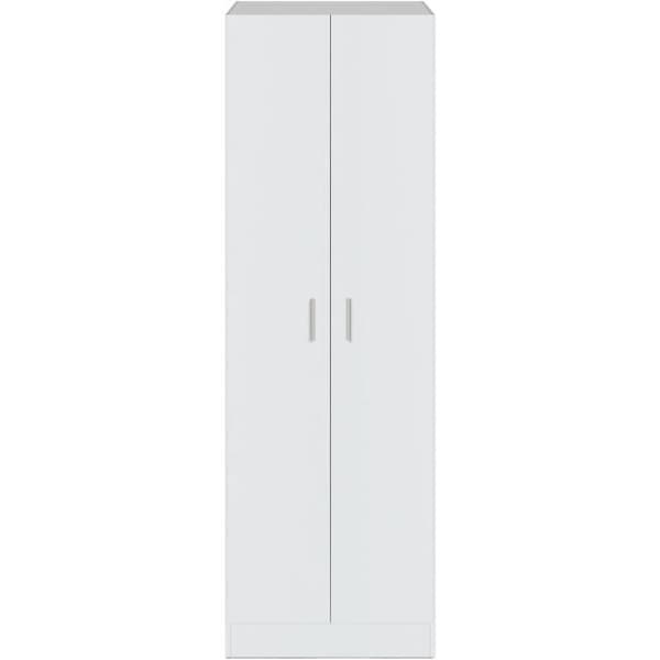Skoopbevaringsskab - entre møbel - 2 døre med hylder - L59 x P37 x H180 cm - Basic