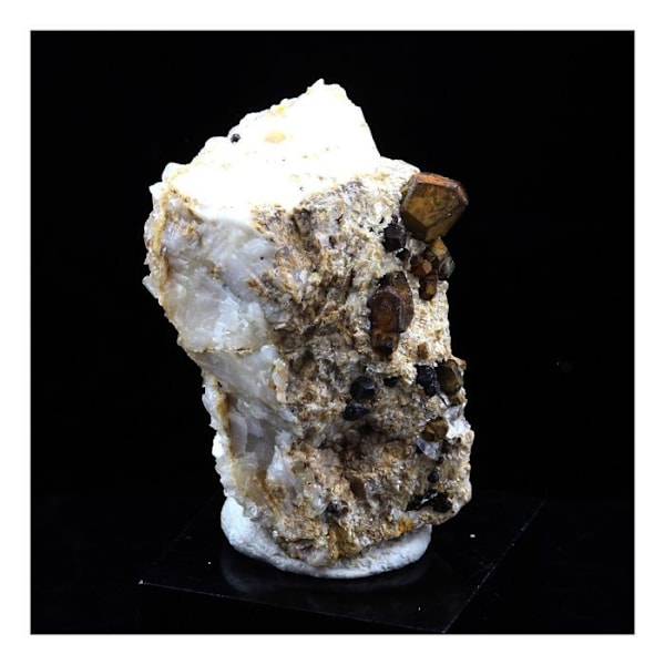 Sten og mineraler. Pyrit + Calcit + Dolomit. 46,5 ct. Lamalou-les-Bains, Hérault, Frankrig..