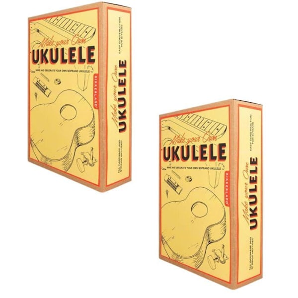 2 ukulele til selv at samle Vit
