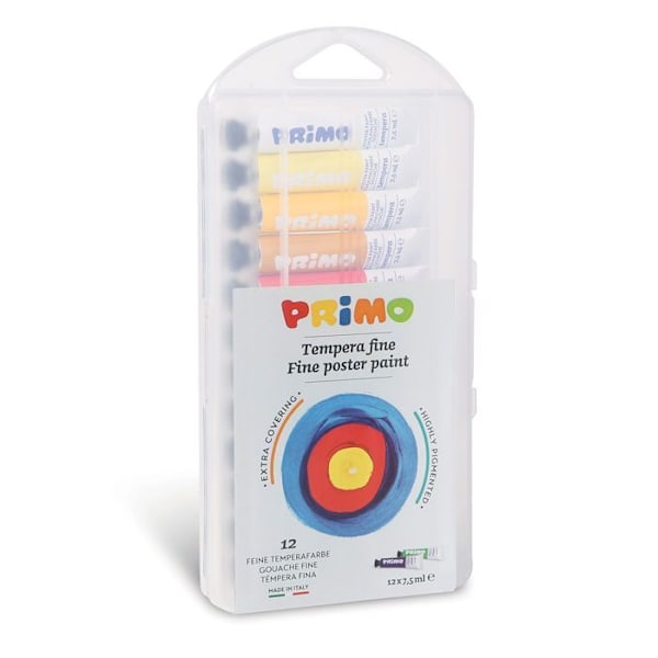12 putkea guassiväriä 7,5 ml Flerfärgad
