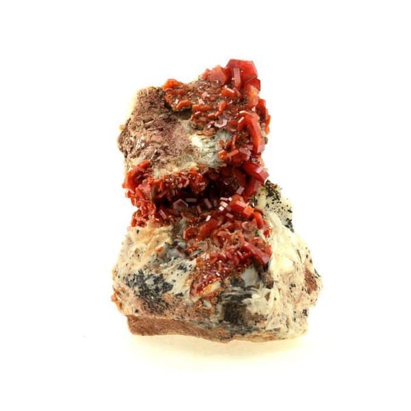 Sten og mineraler. Vanadinit. 1200,0 ct. Mibladen, Marokko.