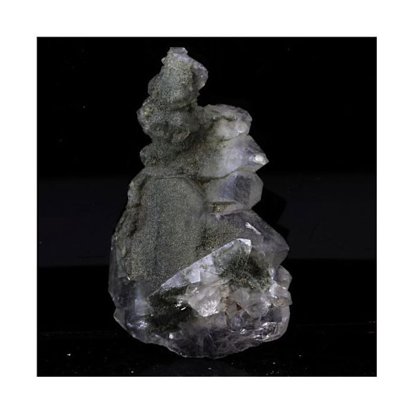 Sten og mineraler. Soul Quartz + Klorit. 79,0 ct. Les Chapieux, Bourg-Saint-Maurice, Frankrig.