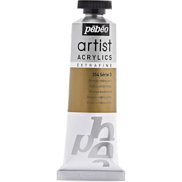 Måleri - PEBEO - Artist Acrylics - 37 ml - Brons Iridescent - Extra fin Iriserande brons