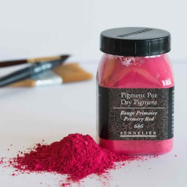 Pigment för färgskapande - 110 g burk - Primärröd