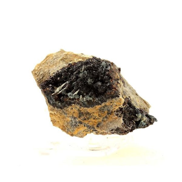 Stenar och mineraler. Bournonit + Sphalerit. 1319,0 ct. Saint-Laurent-le-Minier, Occitanie, Frankrike.