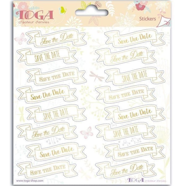 Klejser Bryllup Save the date - 15 x 15 cm