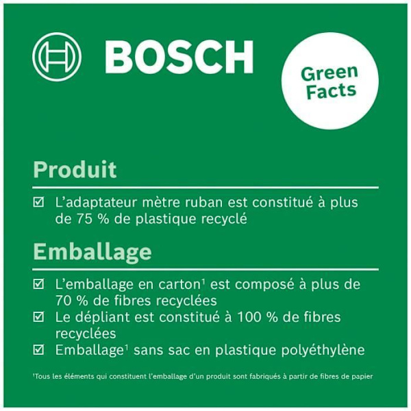 Bosch måttbandsadapter