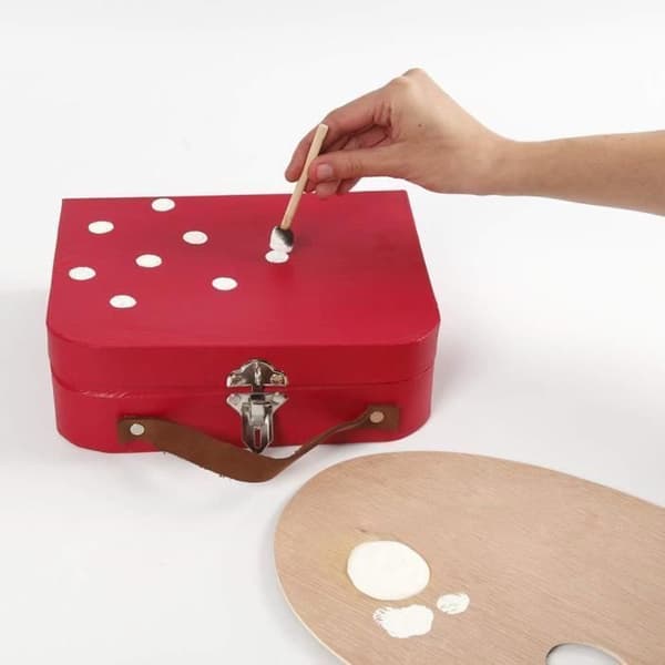 Creativ Valises, dim. 22,5x18x6,5 cm, 2 assorti - 100263