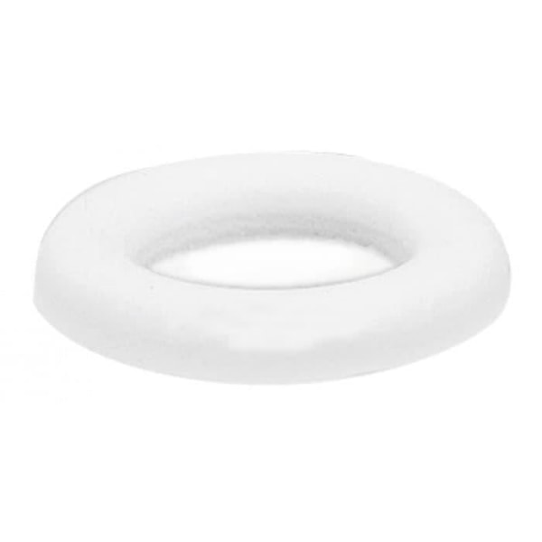 Litteä polystyreenirengas Ø 15 cm Vit