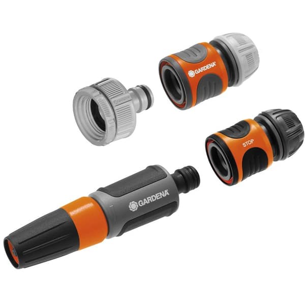 GARDENA Basic kit 20/27 – Tilpasset til Ø19 mm rør – Original GARDENA System kompatibilitet – Komplet sæt – 2 års garanti