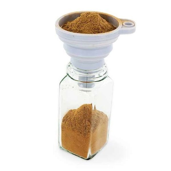 Kryddflaska i pulverform + tratt + ekologisk spiskummin 40 g